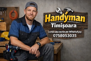 Meșter la domiciliu. Handyman serios si punctual. Reparatii si montaje.