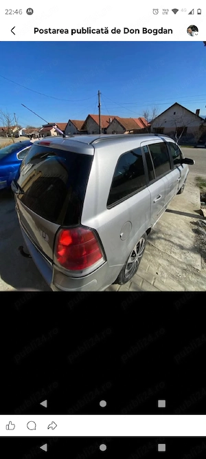 dezmembrez opel zafira b - imagine 4