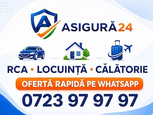 Asigurări RCA, locuință, viata, business, sanatate și călătorie   emitere rapidă - online - ASIGURĂ2
