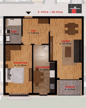 Apartament 2 si 3 camere Dobroesti.  - imagine 10