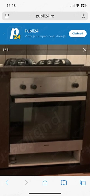 Vând cuptor incorporabil, pe gaz