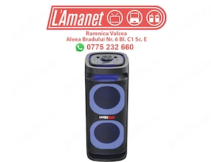 Boxa Portabila 80W RMS Vision Touch Party VBPP80W01N Negru FullBox Garantie Mai 2028