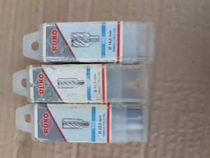 Set 3 Carote Metal RUKO HSS   Prindere Weldon (14mm, 18mm, 22mm)