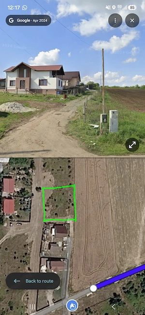 Proprietar, Teren intravilan de vanzare, Calugareni, Giurgiu, sat Crucea de Piatra 809m2 - imagine 3