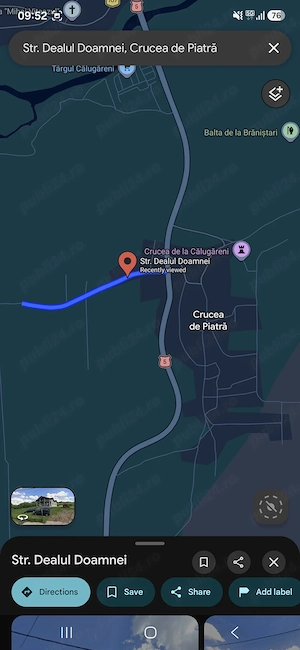 Proprietar, Teren intravilan de vanzare, Calugareni, Giurgiu, sat Crucea de Piatra 809m2 - imagine 4