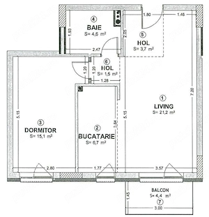Apartament cu 2 camere - Persoana fizica - imagine 10