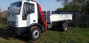 Iveco 180E230 basculabil cu macara Fassi - imagine 6