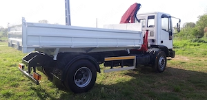 Iveco 180E230 basculabil cu macara Fassi - imagine 4
