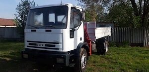 Iveco 180E230 basculabil cu macara Fassi - imagine 2