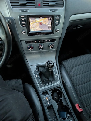 VW GOLF 7, 2015, 1.6 TDI (110 CP), manuală, piele cu textil - imagine 9