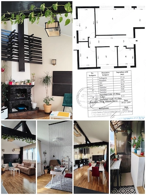 Apartament 4 camere, etaj 5 + pod (90 mp + 30 mp), G. Enescu