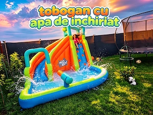 Tobogan gonflabila piscina de inchiriat 