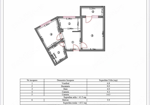 Apartament 2 camere, decomandate Primăverii, Pritax