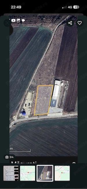 teren intravilan 573mp2 Pielesti
