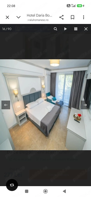 Vând sejur 3 nopți 2 persoane la Hotel Daria Boutique din Eforie Sud perioada 27-30 iulie 