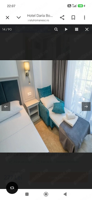 Vând sejur 3 nopți 2 persoane la Hotel Daria Boutique din Eforie Sud perioada 27-30 iulie  - imagine 2