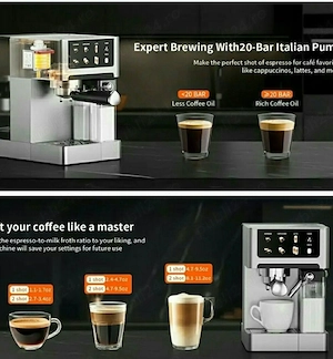 Expresor cafea cu lapte