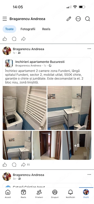 Închiriere ap 2 camere 