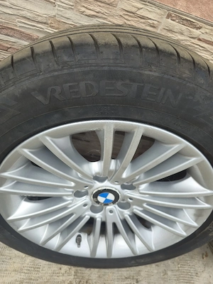 Roti originale r17  BMW F10-F11 style 456 cu anvelope vara - imagine 3
