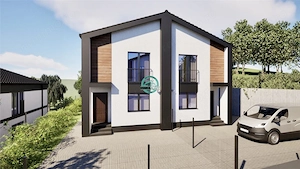 Case tip duplex de vanzare, 101 mp utili, 230 mp teren, in Corunca - imagine 10
