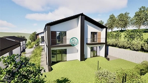 Case tip duplex de vanzare, 101 mp utili, 230 mp teren, in Corunca - imagine 9