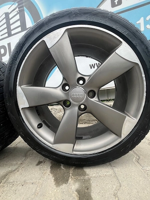 De vânzare set jante R18 Audi cu anvelope originale. Preț 700 euro negociabil jante Audi R18-225/40  - imagine 4