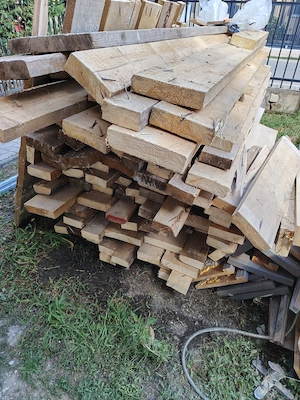 Vand lemn, provenit din pardoseala unui pod