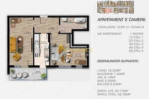 Ap 3 camere langa metrou Berceni - imagine 12