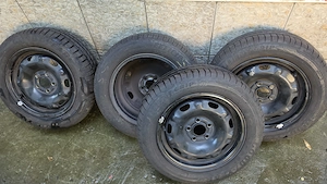 Set 4 Jante tabla cu anvelope Goodyear 2022