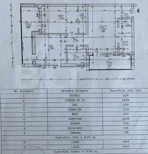Apartament de 3 camere, mobilat/utilat - imagine 19