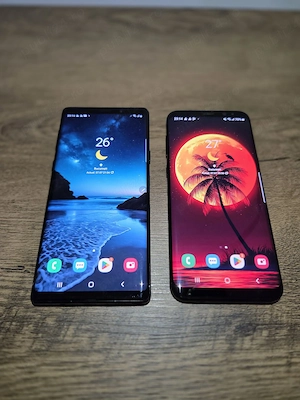 Samsung Galaxy S8 Plus și Note 9