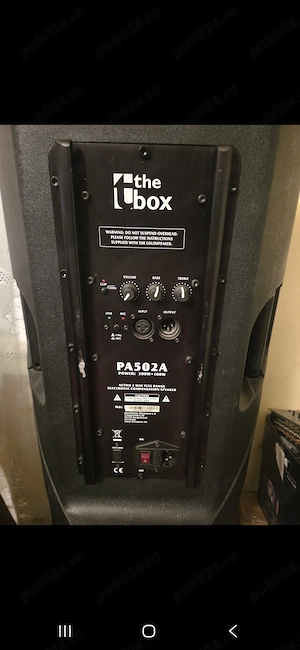 Vand boxe TheBox PA 502A 
