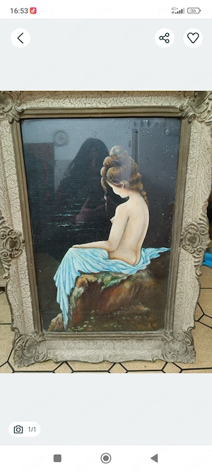 Tablou nud la malul mari