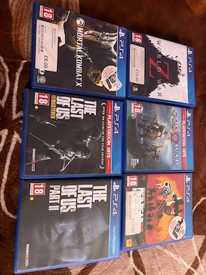 Vând PS 4 Slim +jocuri