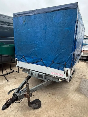 Remorca cu 2 axe meyer - 2000 kg cu sistem de franare - imagine 3