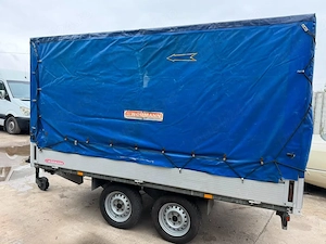 Remorca cu 2 axe meyer - 2000 kg cu sistem de franare - imagine 2