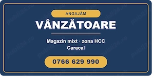 Angajez vânzătoare   magazin mixt, Caracal