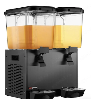 Dozator de sucuri 3x18 litri-negru