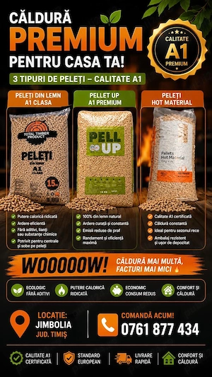 PELETI si BRICHETE RUF - brichete premium din stejar