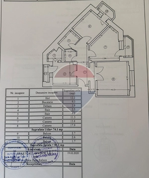 Apartament 3 camere  vânzare în zona Capitol Constanta vedere la mare - imagine 3