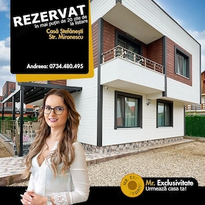 Casa premium in Stefanesti | 5 camere| Incalzire in pardoseala-Constructie noua!
