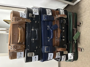 Geamantane din piele Vintage diverse; Valiza; Geanta voiaj; Servieta