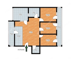 Apartament Penthouse 4 camere 2 balcoane terasa Doamna Stanca Sibiu - imagine 9