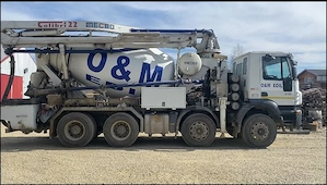 IVECO TRAKKER 410 8X4   Pompa 18 M + Furtun 6 M de 7 MC - imagine 2