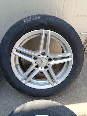 Jante Mercede,audi,vw 5x112 16 bonus anvelope  215 55 16, - imagine 4