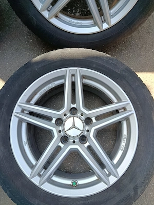 Jante Mercede,audi,vw 5x112 16 bonus anvelope  215 55 16, - imagine 7