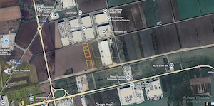 Teren industrial sau comercial 1054mp + spatiu verde 4678mp | VGP | Ghiroda