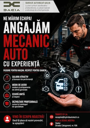 Angajam Mecanic auto cu experienta