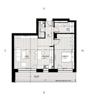 Apartament 2 camere finisaje premium, bloc nou 2026 - Kasper Coresi - imagine 12