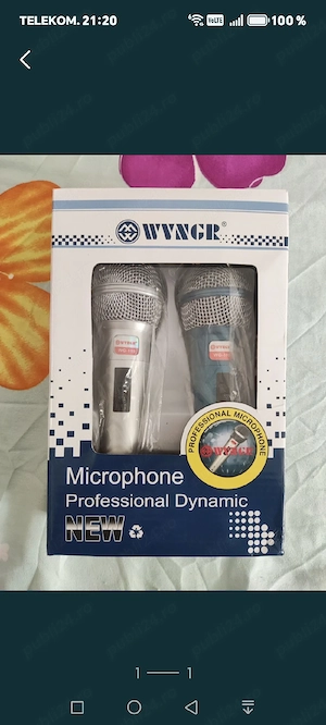 Set două microfoane noi profesionale 